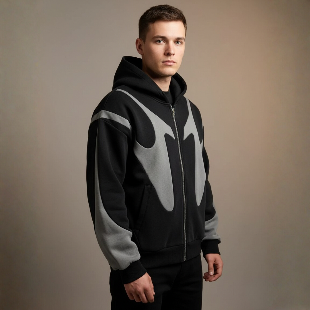 Men’s Streetwear Flame Hoodie