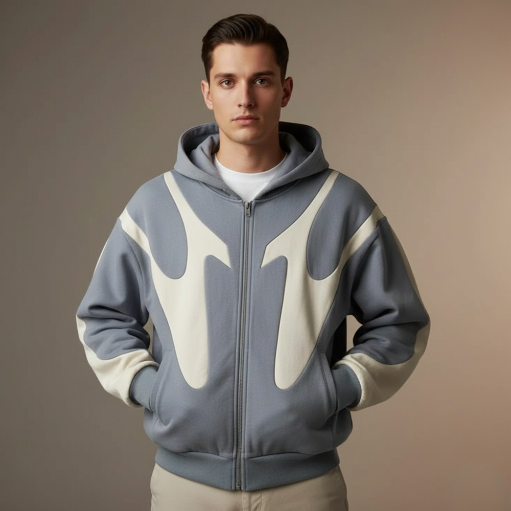 Men’s Streetwear Flame Hoodie